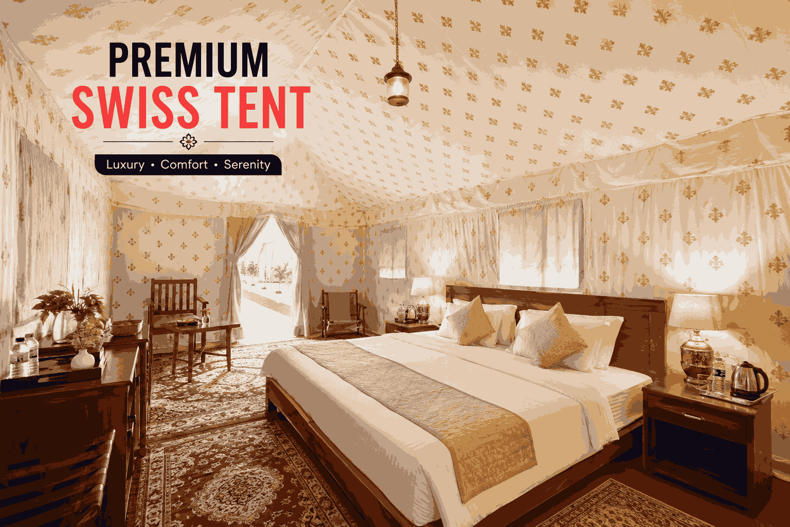 Premium Swiss Tent Accommodation at Nashik Kumbh Mela 2027 and Ujjain Simhastha 2028